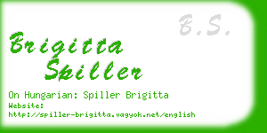 brigitta spiller business card